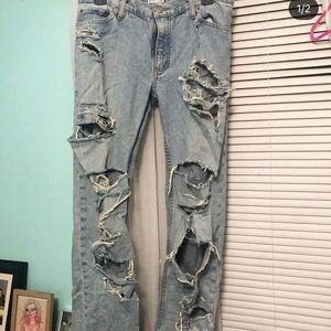 MNG Ripped Denim Jeans